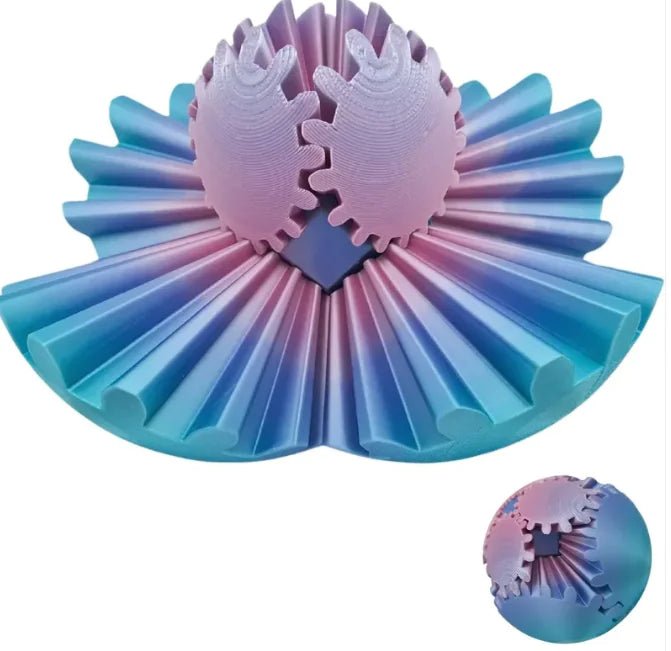 Bola de Engrenagem de Impressão 3D Rotatória - Catch Cards