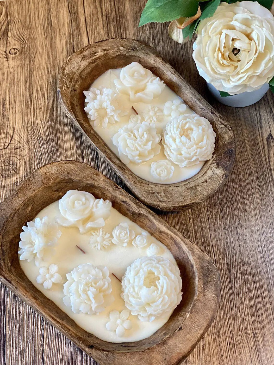 Botanical Garden Scented Dough Bowl Candle - Catch Cards