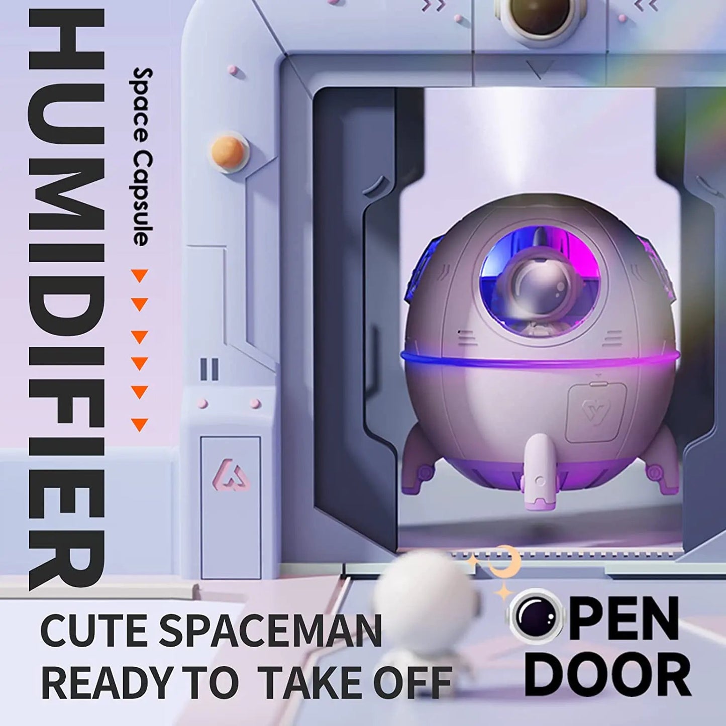 Air Humidifier Peculiar Astronaut WEM Support (www.WEM.support)