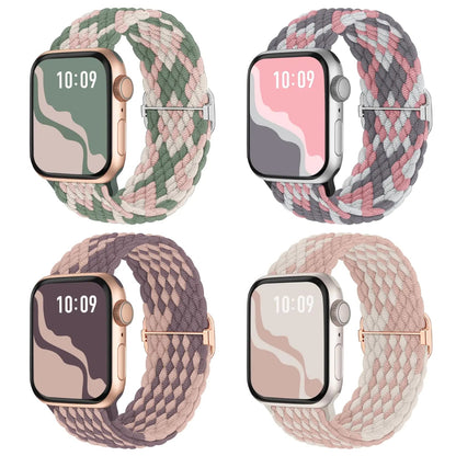Braided Stretchy Solo Loop Compatible for Apple Watch Band 38mm 40mm 41mm 42mm 44mm 45mm 46mm 49mm for Women Men, Nylon Elastic Straps Wristbands for iWatch Series 10 9 8 7 6 SE 5 4 3 2 Ultra Ultra 2 - Catch Cards