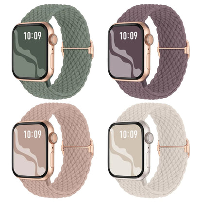 Braided Stretchy Solo Loop Compatible for Apple Watch Band 38mm 40mm 41mm 42mm 44mm 45mm 46mm 49mm for Women Men, Nylon Elastic Straps Wristbands for iWatch Series 10 9 8 7 6 SE 5 4 3 2 Ultra Ultra 2 - Catch Cards