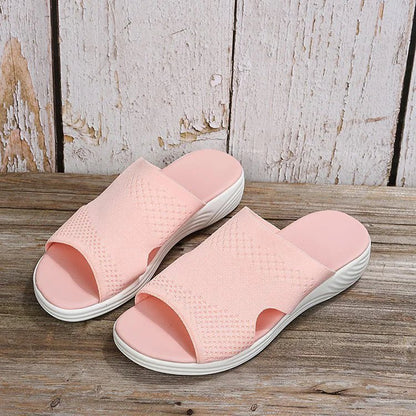 Breezy Chic Mesh Slippers - Catch Cards