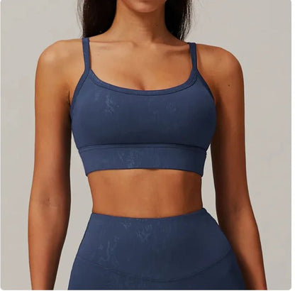 Bronzing Sports Back Support Bra - Catch Cards