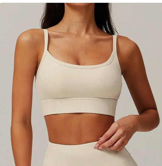 Bronzing Sports Back Support Bra - Catch Cards