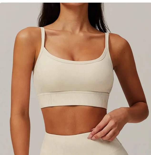 Bronzing Sports Back Support Bra - Catch Cards