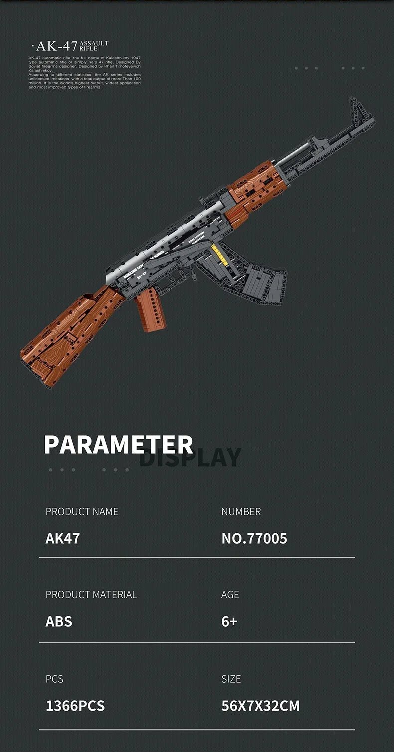 Building Blocks Model Toy Guns - Catch Cards