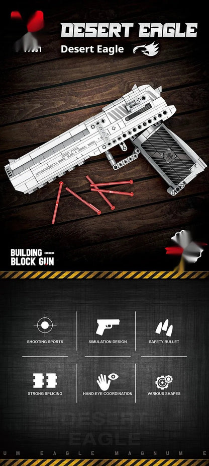 Building Blocks Model Toy Guns - Catch Cards