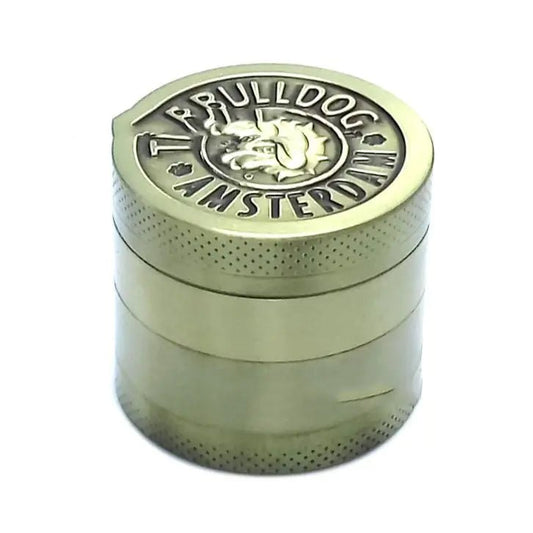 Bulldog Head Metal Cigarette Grinder - Catch Cards