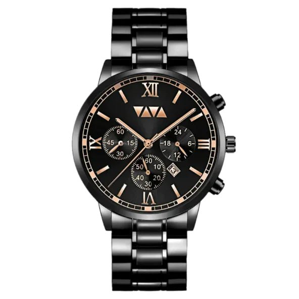 Business Casual Quartz Waterproof Watch - Catch Cards