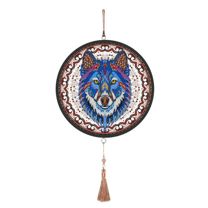 Butterfly Diamond Painting Pendant with Tassel Design - Catch Cards