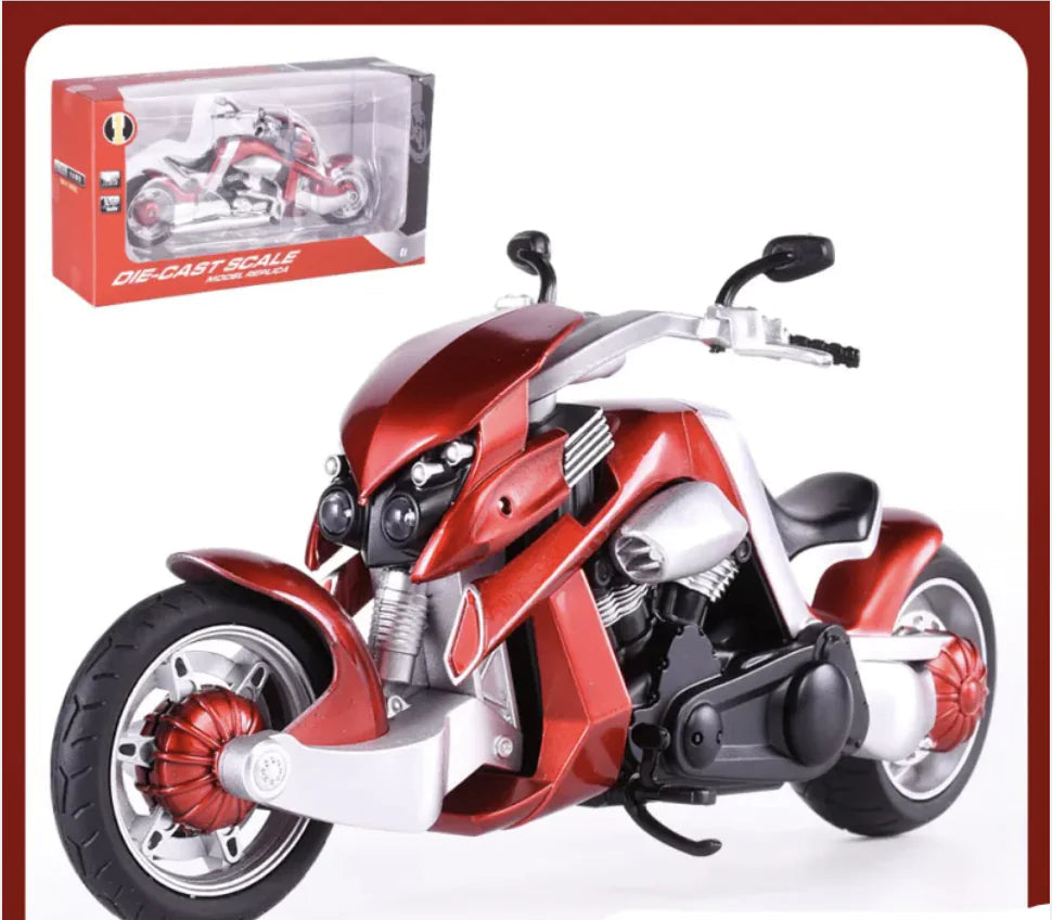 Alloy Sports Motorcycle Toy – Kids' Simulation Model WEM Support (www.WEM.support)