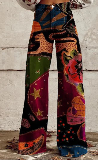 Aurelia Retro Flared Pants para Mujer HejK.com Marketplace LLC