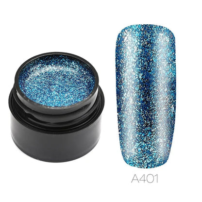 Hybrid Varnishes Gel Nail Polish Set Glitter WEM Support (www.WEM.support)