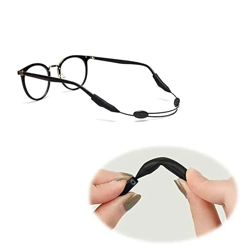 2x Glasses Strap Neck Cord Sports Eyeglasses Band Sunglasses Rope String Holder WEM Support (www.WEM.support)