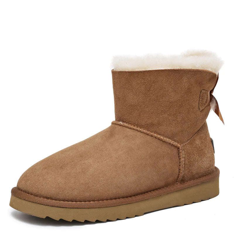 Sheepskin and wool all-in-one snow boots WEM Support (www.WEM.support)