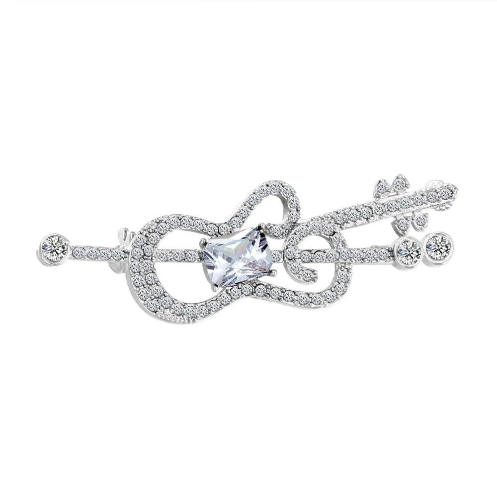 Pearly Flower Swath Brooch WEM Support (www.WEM.support)