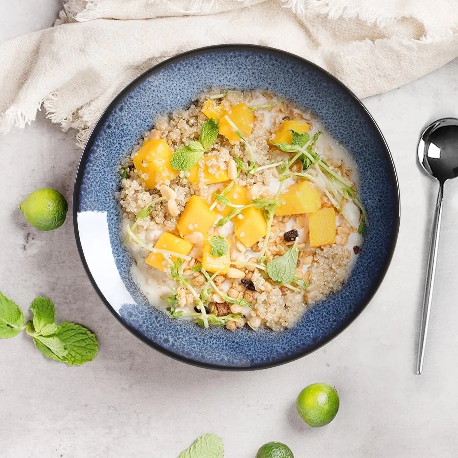 Steak Plate Creative Western Food Plate Vegetable Plate Set Of 6 For Cereal, Salad, Pasta, Soup, Dessert, Serving Dishwasher, Microwave And Oven WEM Support (www.WEM.support)