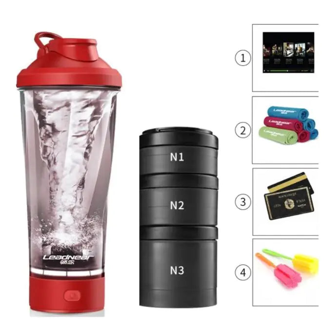 Shaking Cup Protein Fitness Portable Exercise WEM Support (www.WEM.support)