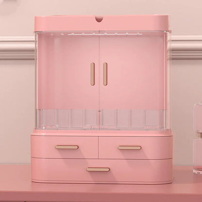 Makeup Box with Mirror WEM Support (www.WEM.support)
