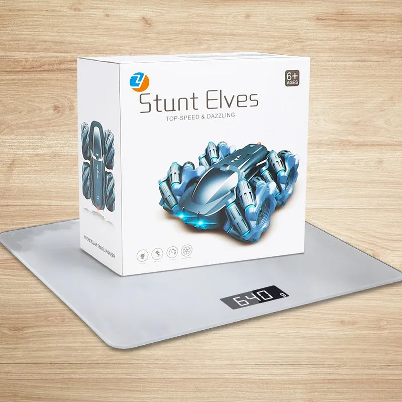 Remote Control Tumbling Stunt Double-sided Car WEM Support (www.WEM.support)