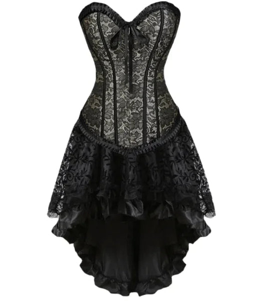 Body-Shaping Two-Piece Court Dress with Adjustable Fit WEM Support (www.WEM.support)