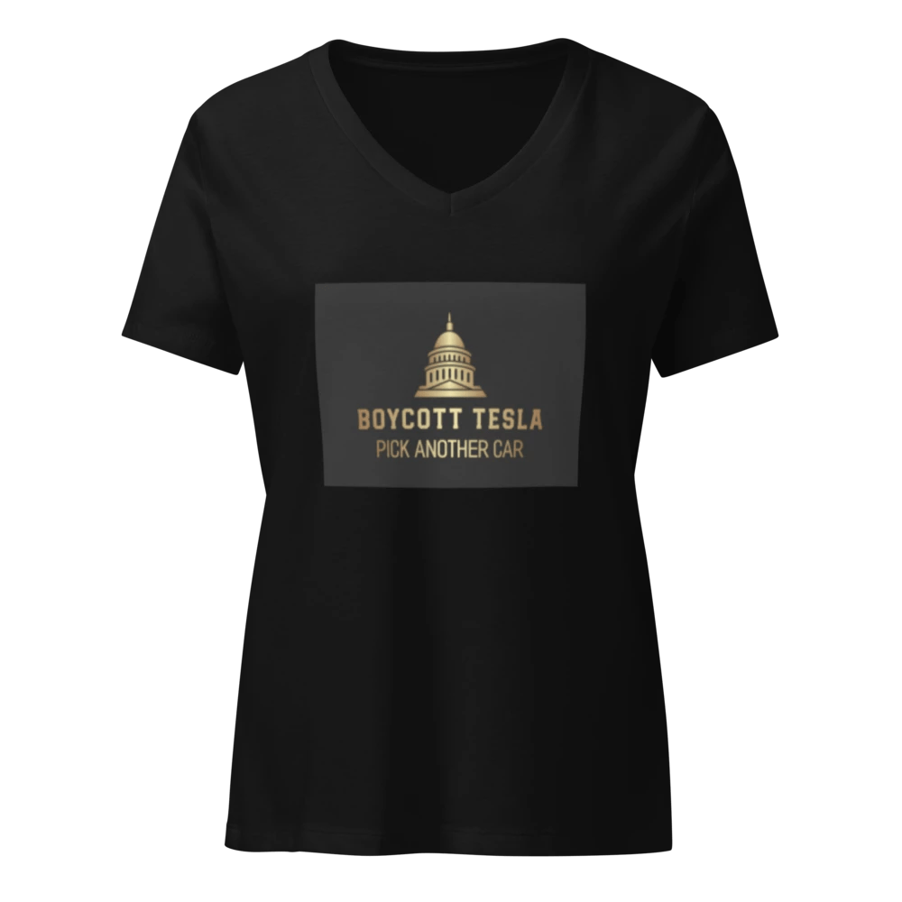 Camiseta V - Neck Relajada Mujer | Bella Canvas 6405CVC - Catch Cards