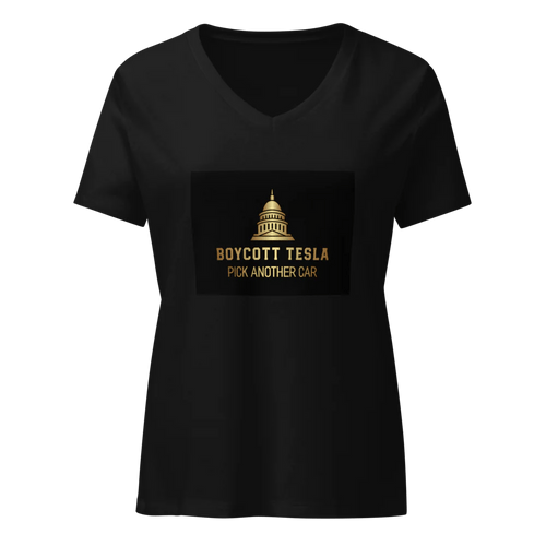 Camiseta V - Neck Relajada Mujer | Bella Canvas 6405CVC - Catch Cards