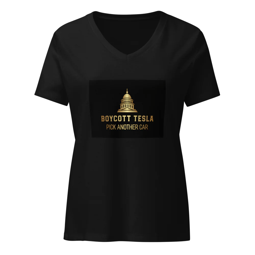 Camiseta V - Neck Relajada Mujer | Bella Canvas 6405CVC - Catch Cards