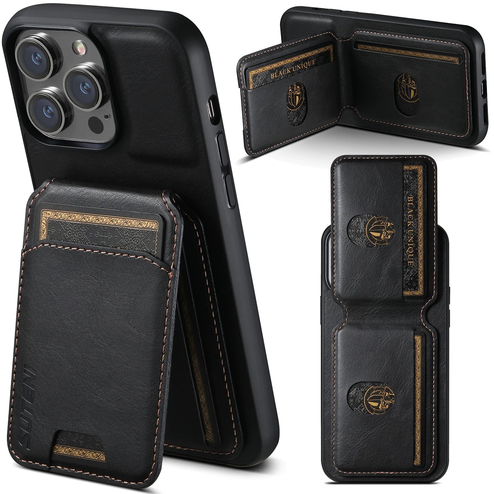CardGuard Leather Phone Case - Catch Cards