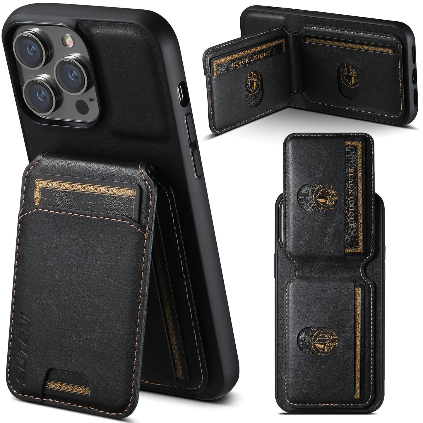CardGuard Leather Phone Case - Catch Cards