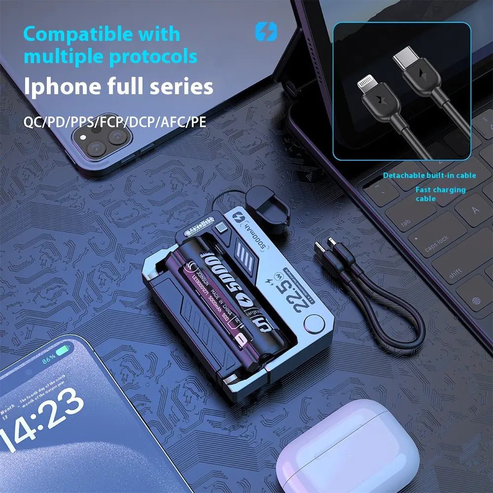 Cargador Portátil Modular Tipo - C - Catch Cards