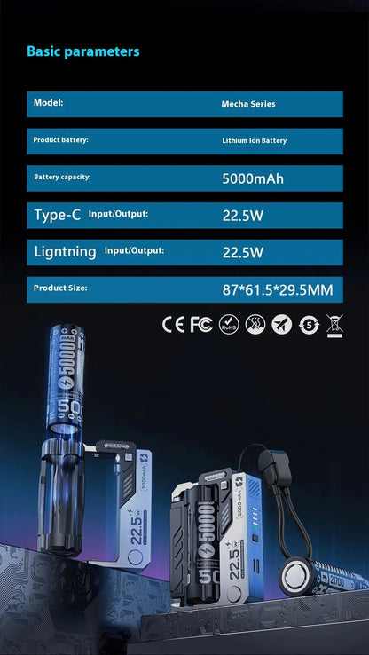 Cargador Portátil Modular Tipo - C - Catch Cards