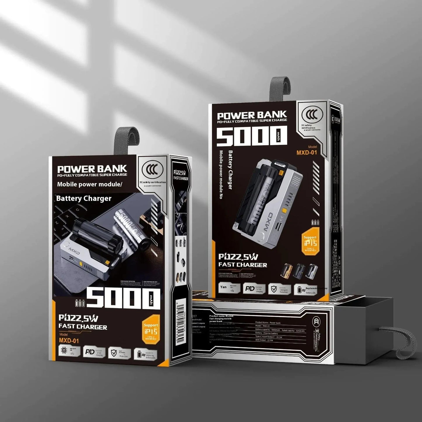 Cargador Portátil Modular Tipo - C - Catch Cards