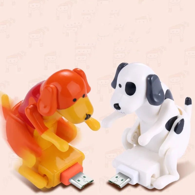 Cartoon Rogue Dog And Puppy Charger Cover - Catch Cards