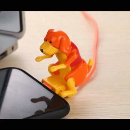 Cartoon Rogue Dog And Puppy Charger Cover - Catch Cards