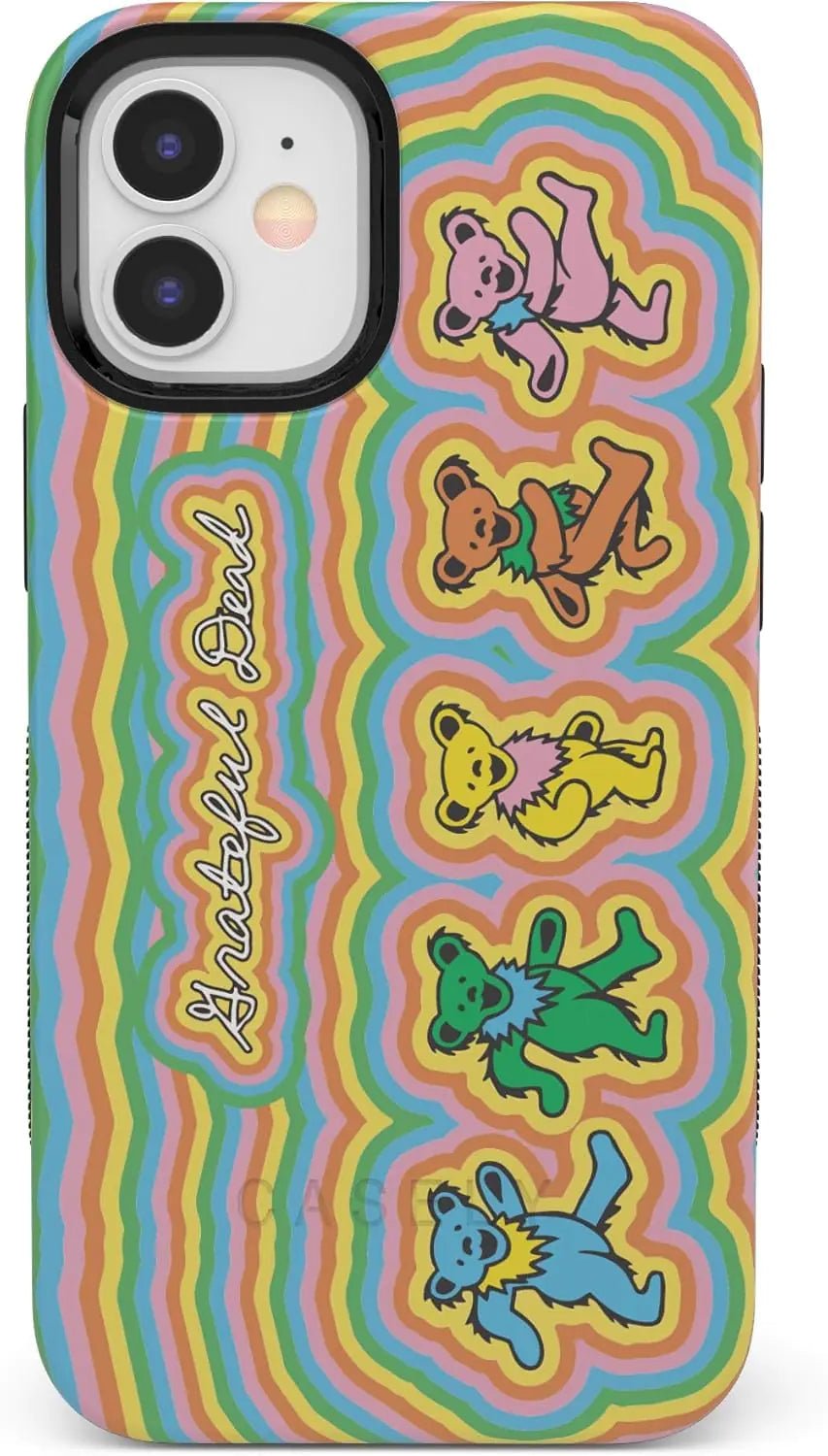 Casely iPhone 12/12 Pro Case | Painting in Pastels | Rainbow Watercolor | Bold Protective Design - Catch Cards