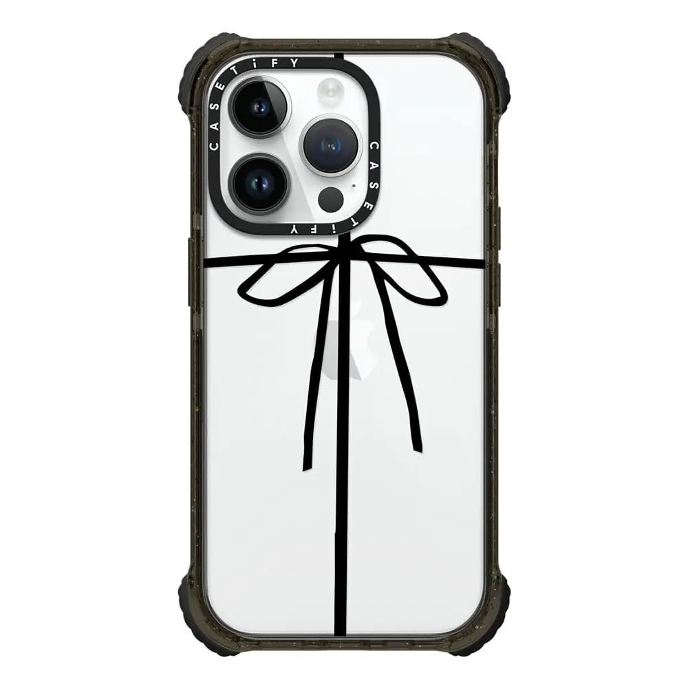 CASETiFY Ultra Impact iPhone 14 Pro Case [5X Military Grade Drop Tested / 11.5ft Drop Protection] - SARILMAK Patchwork - Glossy Black - Catch Cards