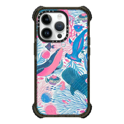 CASETiFY Ultra Impact iPhone 14 Pro Case [5X Military Grade Drop Tested / 11.5ft Drop Protection] - SARILMAK Patchwork - Glossy Black - Catch Cards