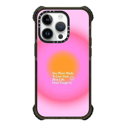 CASETiFY Ultra Impact iPhone 14 Pro Case [5X Military Grade Drop Tested / 11.5ft Drop Protection] - SARILMAK Patchwork - Glossy Black - Catch Cards