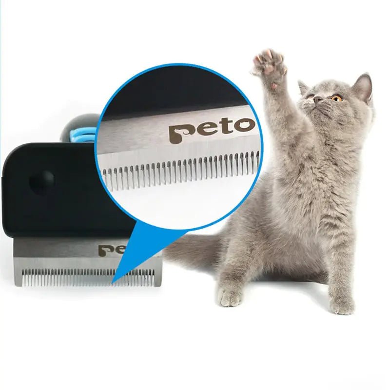Cat Grooming Brush and De - shedding Tool for Fur - Catch Cards