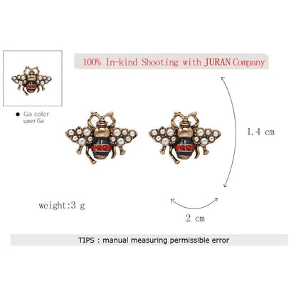 Bee Earrings WEM Support (www.WEM.support)