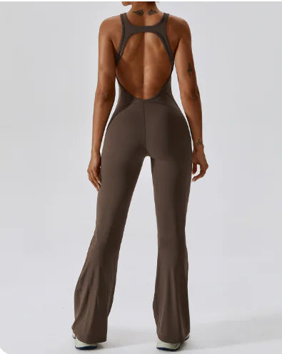 WISFIT Chic Yoga Bodysuit with Cut-out Back HejK.com Marketplace LLC