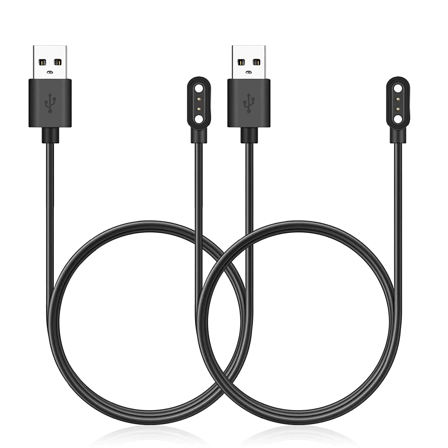 Charger Replacement for Hero Band iii Smart Watch Magnetic Charging Cable 2 - Pack - Catch Cards