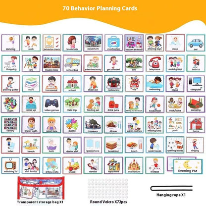 Children's Visual Schedule Chart - Catch Cards