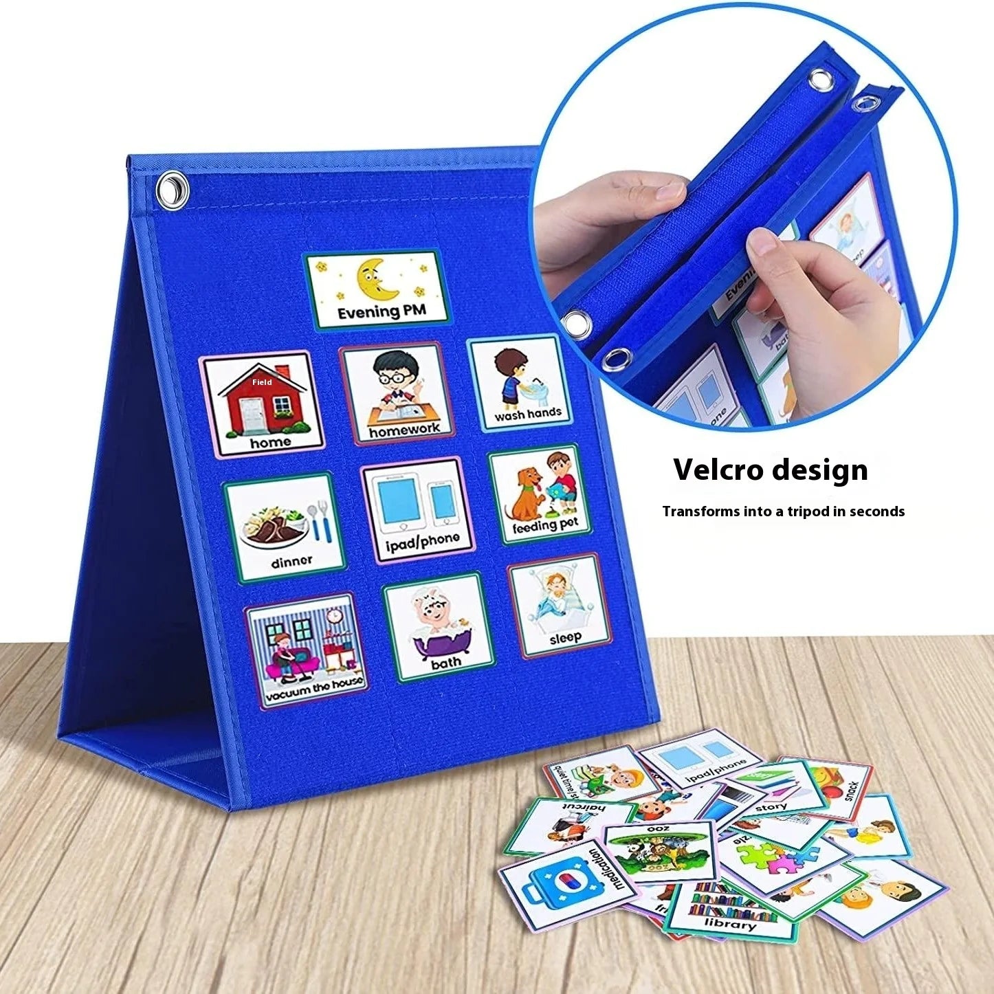 Children's Visual Schedule Chart - Catch Cards