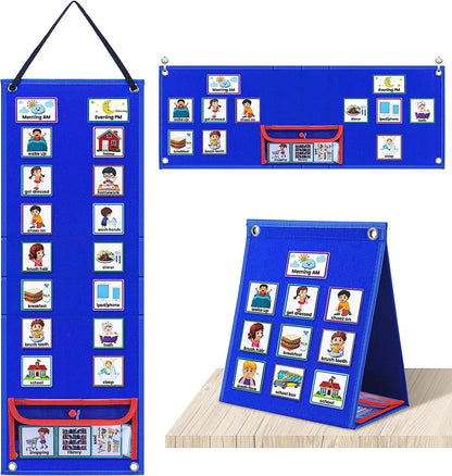 Children's Visual Schedule Chart - Catch Cards