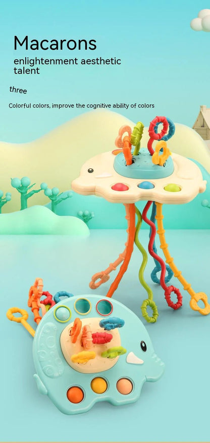 Chouchoule Elephant Finger UFO Toy - Catch Cards