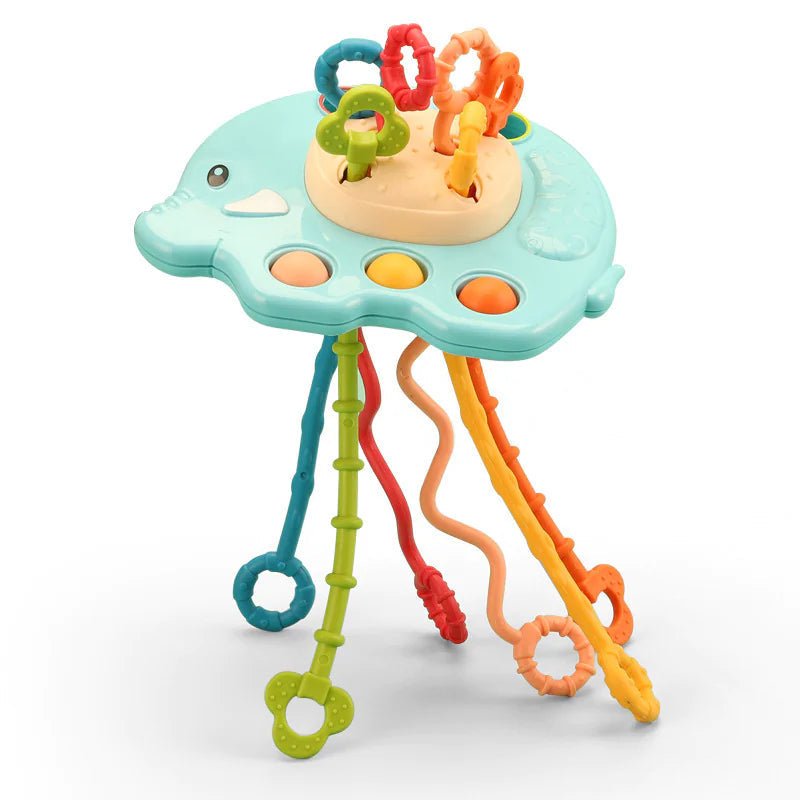 Chouchoule Elephant Finger UFO Toy - Catch Cards