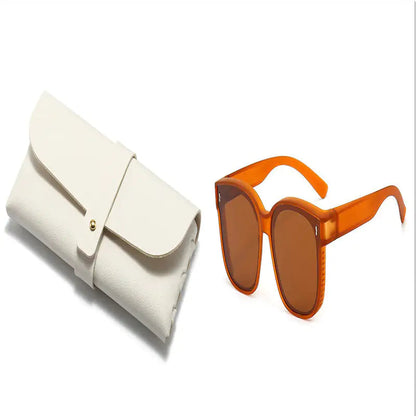 Summer Driving Sun Protection Polarized Light One Mirror Dual Use Anti Glare Trendy Sunglasses WEM Support (www.WEM.support)