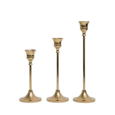 Classic Antique Gold Candle Stand - Catch Cards
